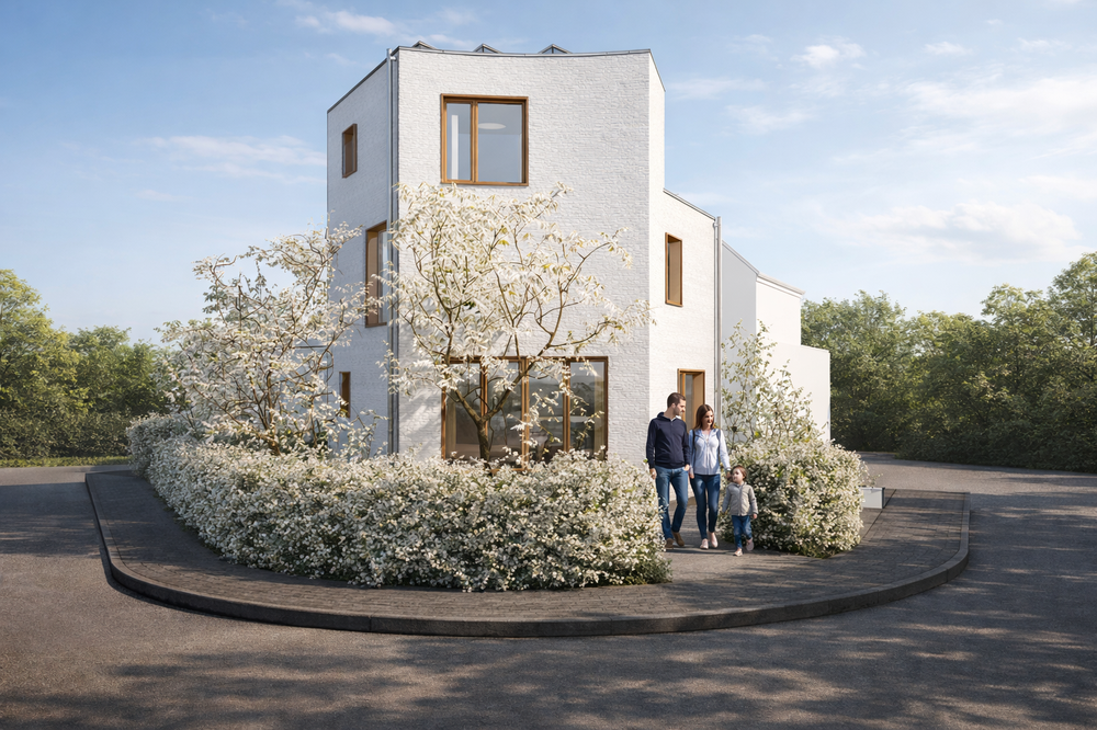 Fond'Roy rénovation maison d'angle à Bruxelles