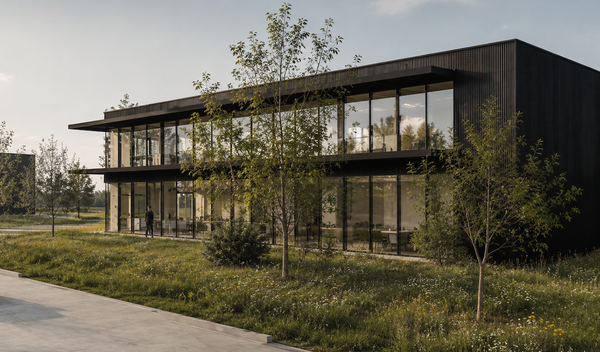 Fendoors II - Rendu 3D RG architectes batiment industriel Wallonie