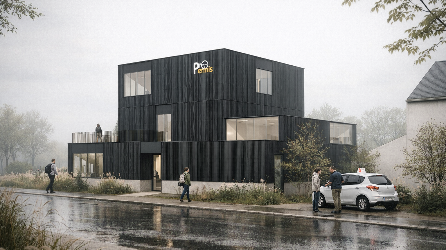 RG architectes - Propermis projet architecture industrielle - Centre de conduite Namur
