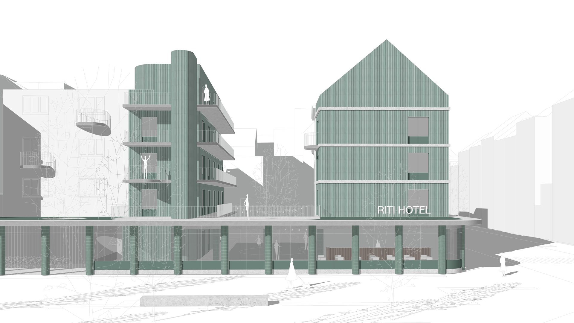 Projet Hotel Brogniez RG architectes