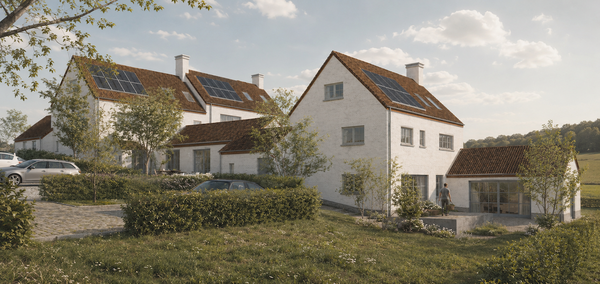Projet architecture Lasne ensemble de maisons - RG architectes