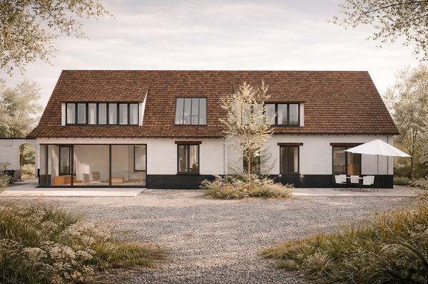 RG architectes - BOULEAUX - rendu 3D maison Wavre