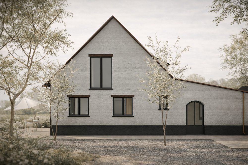 RG architectes - BOULEAUX - rendu 3D maison Wavre