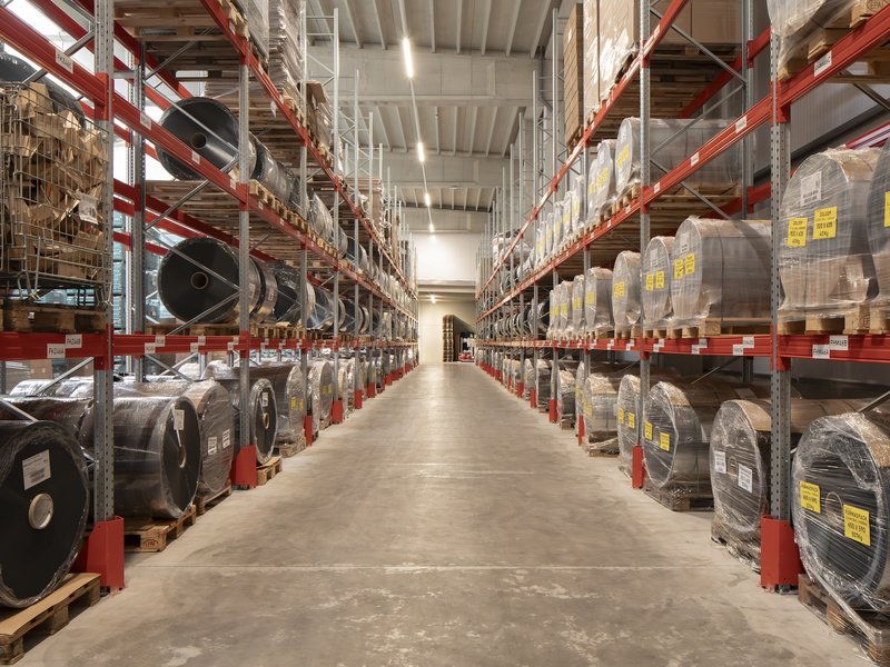 RG architectes - Construction hall de stockage Neopack - Andenne