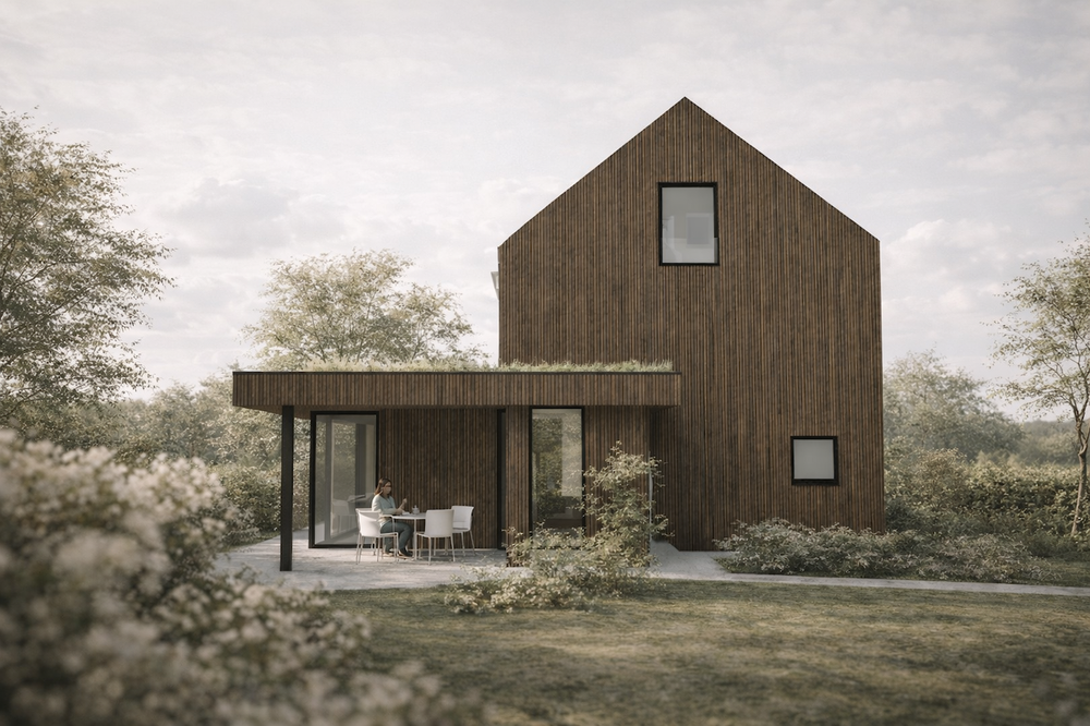 RG architectes - Weemstraat - Renovation maison Hoeilaart rendu
