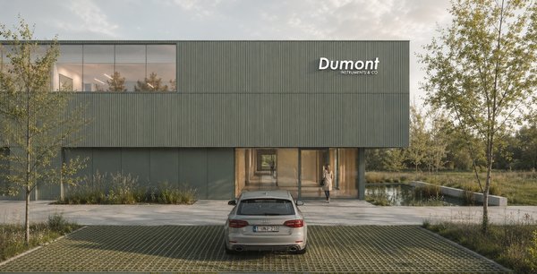RG architectes industriel Nivelles rendu batiment neuf bardage