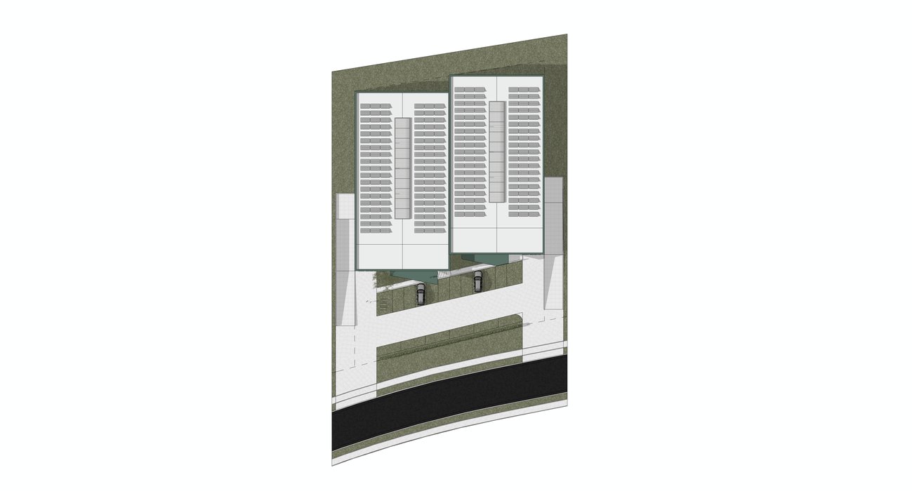 RG architectes - JBS Immo II Projet industriel image plan implantation