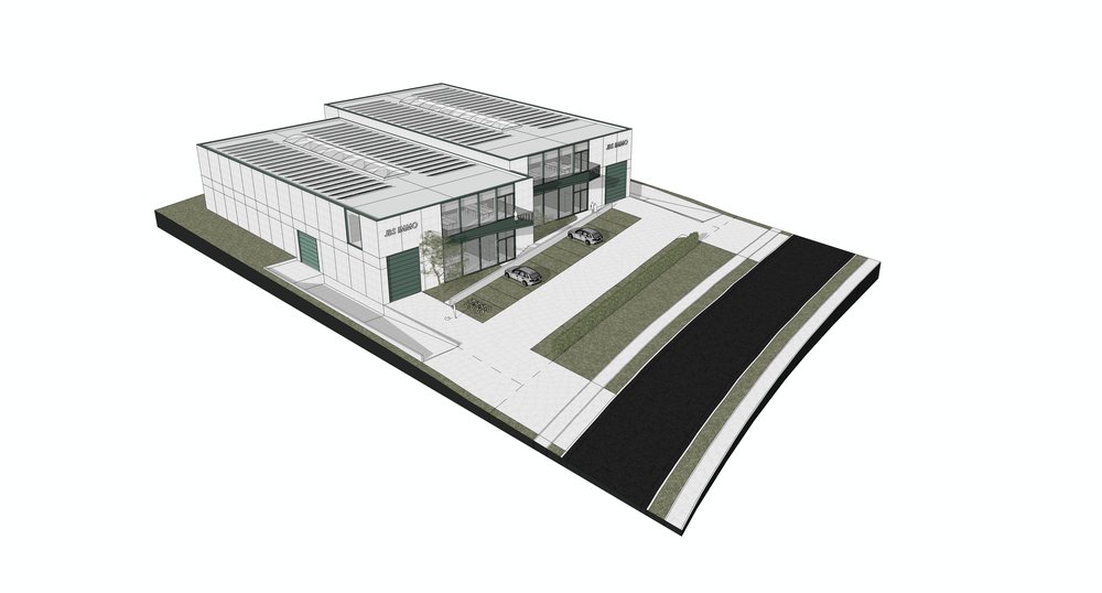 RG architectes - JBS Immo II Projet industriel unité PME Tubize