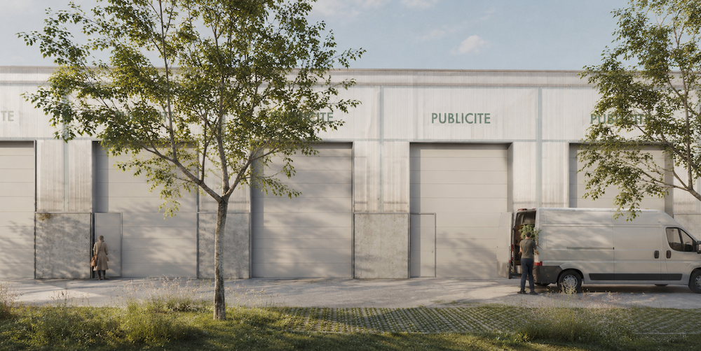 RG architectes - Personaid architecture industrielle Jodoigne rendus 3D