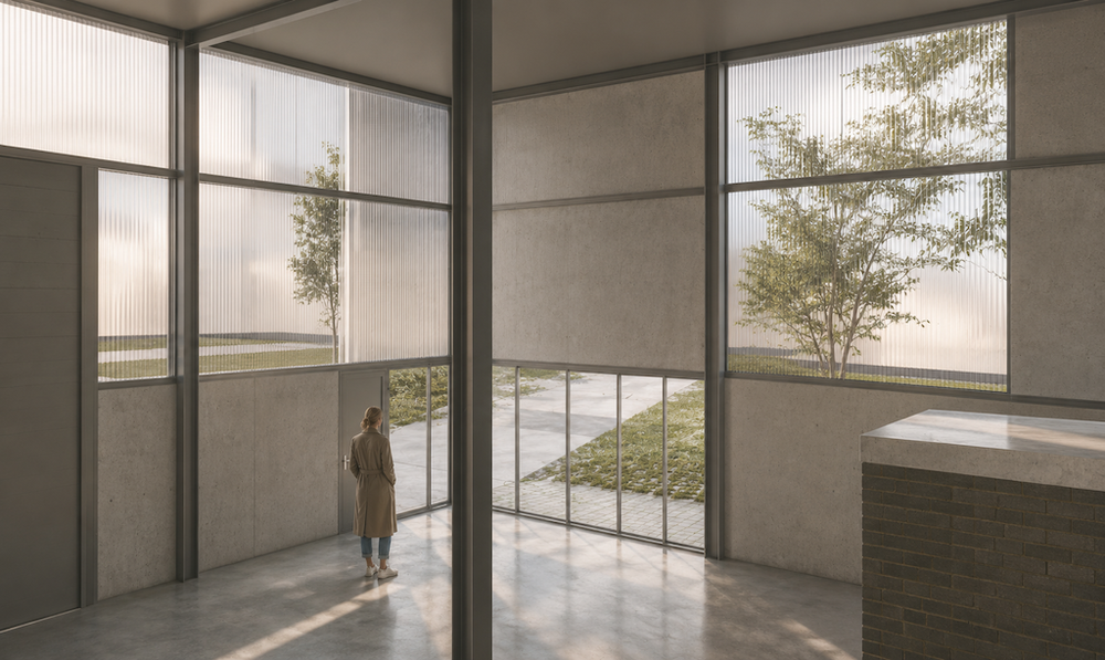 RG architectes - Personaid architecture industrielle Jodoigne rendus 3D