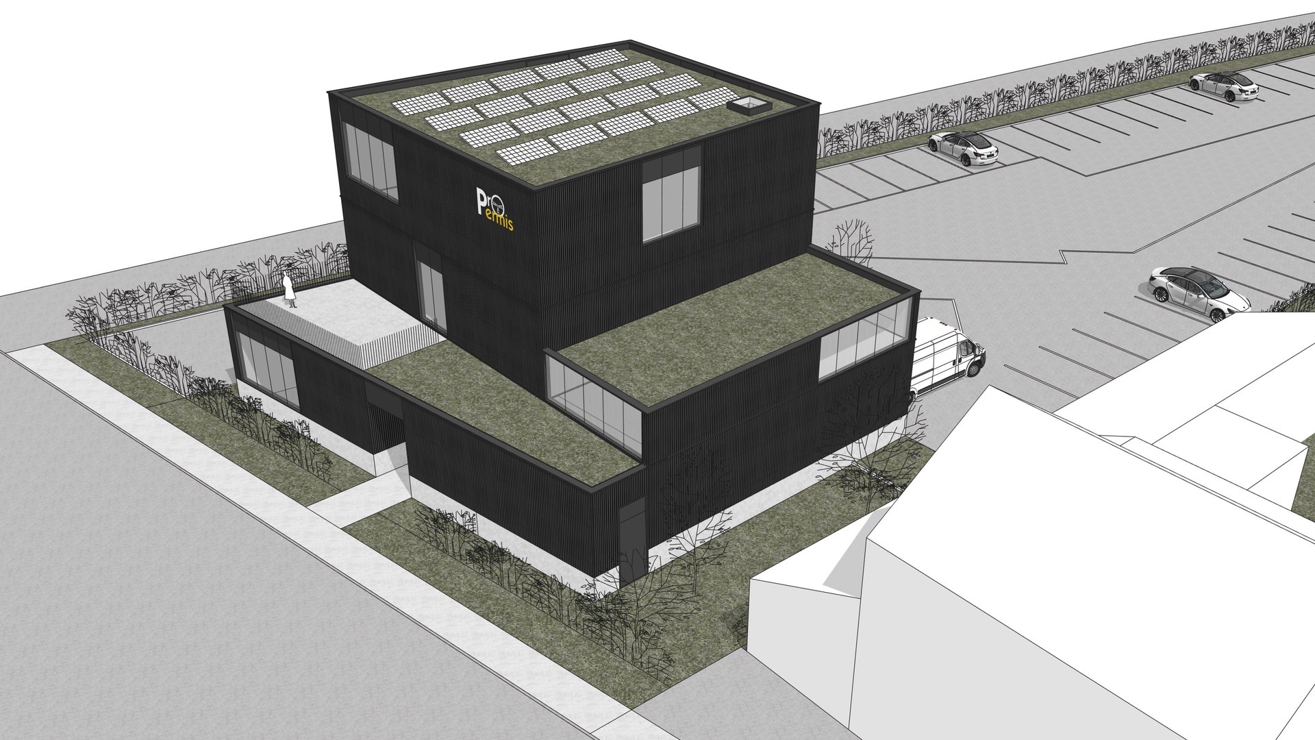 RG architectes - Propermis projet architecture industrielle - Centre de conduite Namur