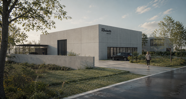 RG architectes Rhainotte construction bâtiment industriel Beauraing 3D