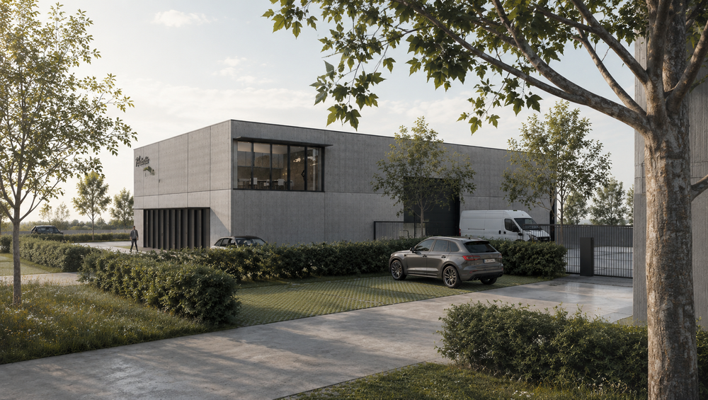 RG architectes Rhainotte ensemble industriel à Beauraing 3D