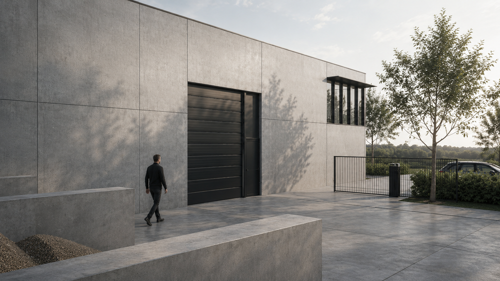 RG architectes Rhainotte ensemble industriel à Beauraing 3D