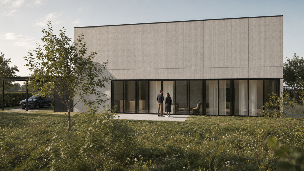 RG architectes Rhainotte ensemble industriel à Beauraing 3D